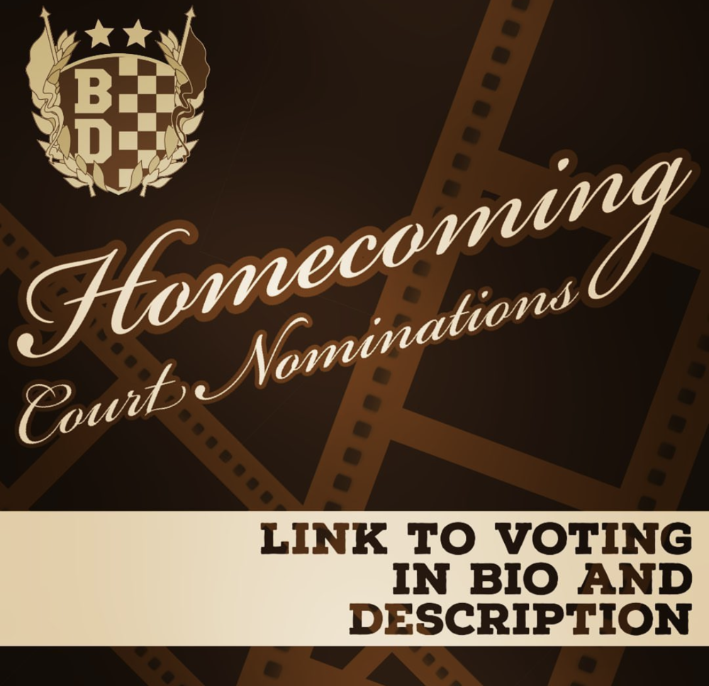 Student Government Association’s Instagram homecoming nomination infographic